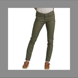 PrAna Kara Jeans-Cargo Grn-Size 0-Stretch fit